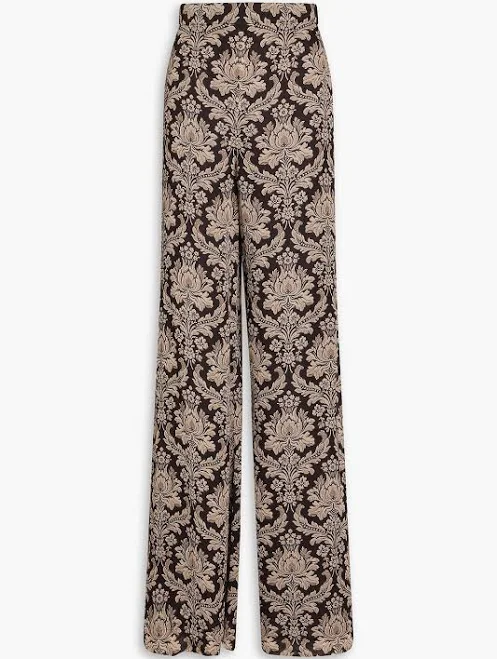 wide leg pants Zimmermann Floral-print chiffon wide-leg pants - Women - Beige Pants - 00 THE OUTNET $325
