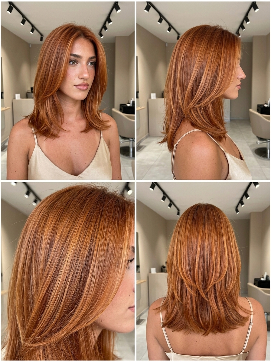 long copper penny balayage with amber and gold for summer 2026