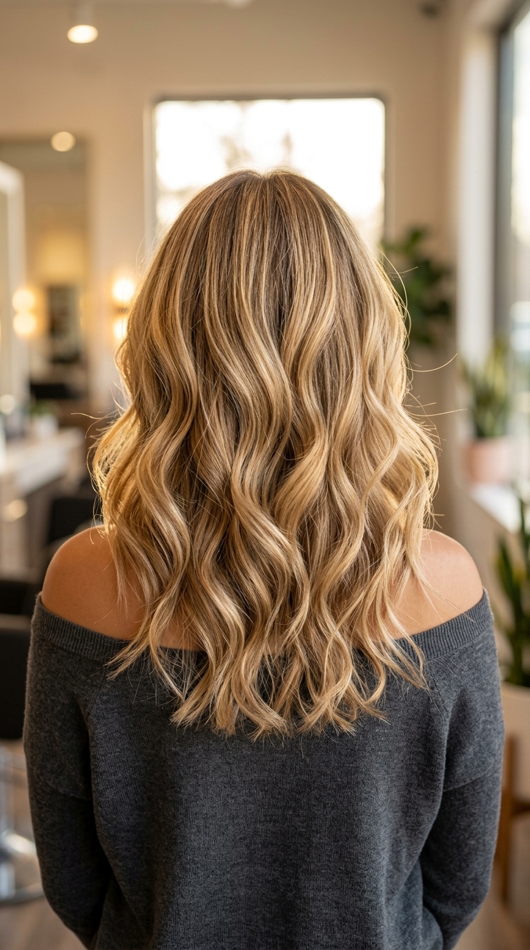 long layers tuscan sun gold highlights with honey blonde and butterscotch blonde for summer 2026