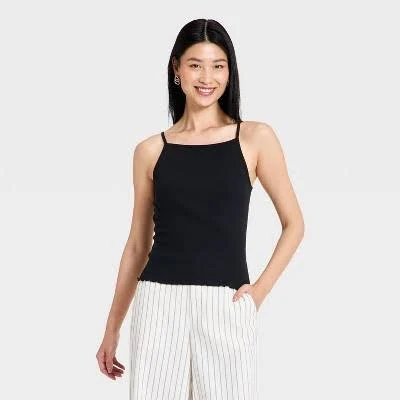 top A New Day Women's Modern Ribbed Cami Top Target $12