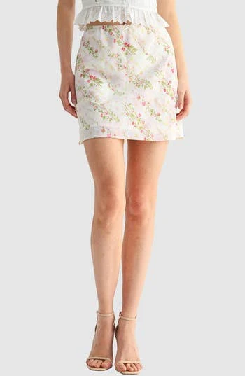 skirt All in Favor Floral Miniskirt Nordstrom Rack $17.97