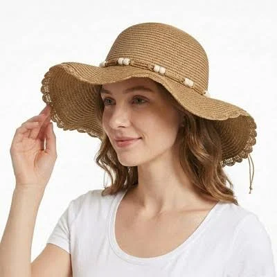 accessory Anna-Kaci Women's Wide Brim Floppy Straw Sun Hat Target $19.99