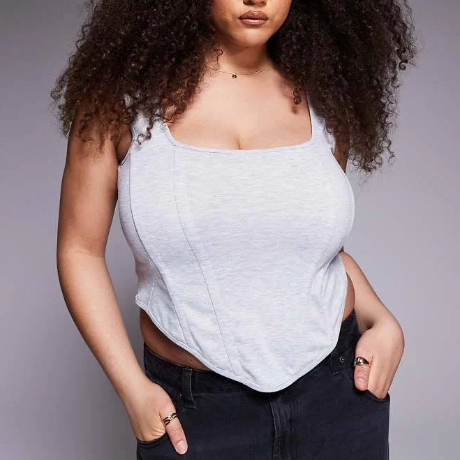 corset top ASOS Curve Square Neck Corset Top ASOS $8.5