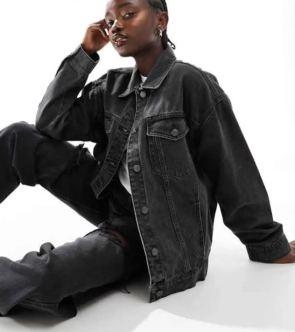 denim jacket ASOS Oversize 90s Denim Jacket ASOS $42.24