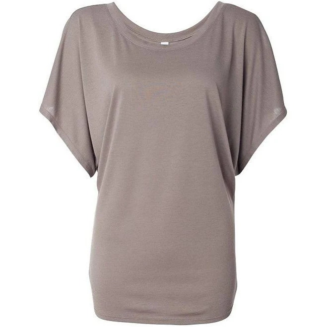 t-shirt BELLA + CANVAS Womens Flowy Draped Dolman Tee Kohl's $21.99