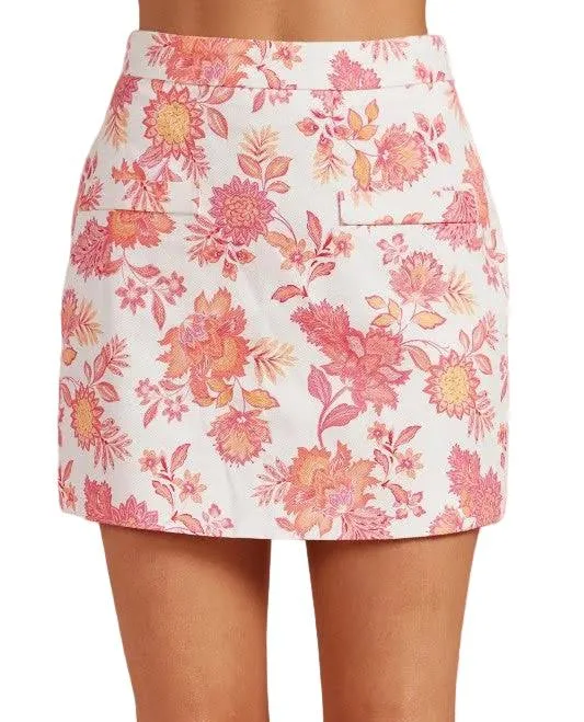 skirt Botanical Garden Mini Skirt La Robe Boutique $58