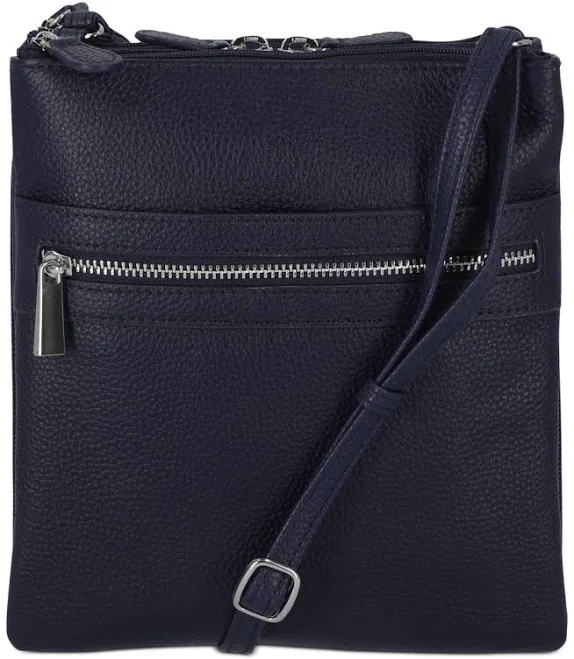 bag Giani Bernini Women's Triple-Zip Pebble Leather Dasher Crossbody Macy's $55.65