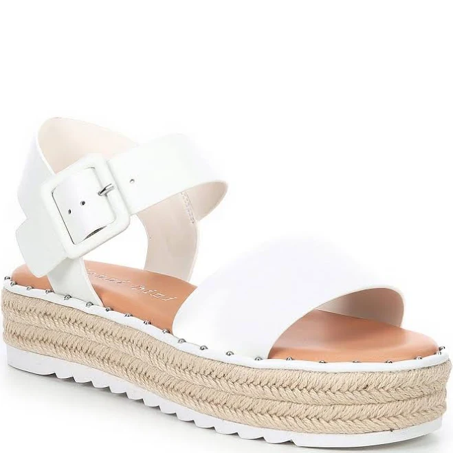 shoes Gianni Bini Women's Keegan Buckle Espadrille Platform Sandals Dillard's $79.99