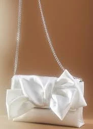 bag Jewel by Badgley Mischka Delilah Satin Sash Envelope Clutch anthropologie.com $78