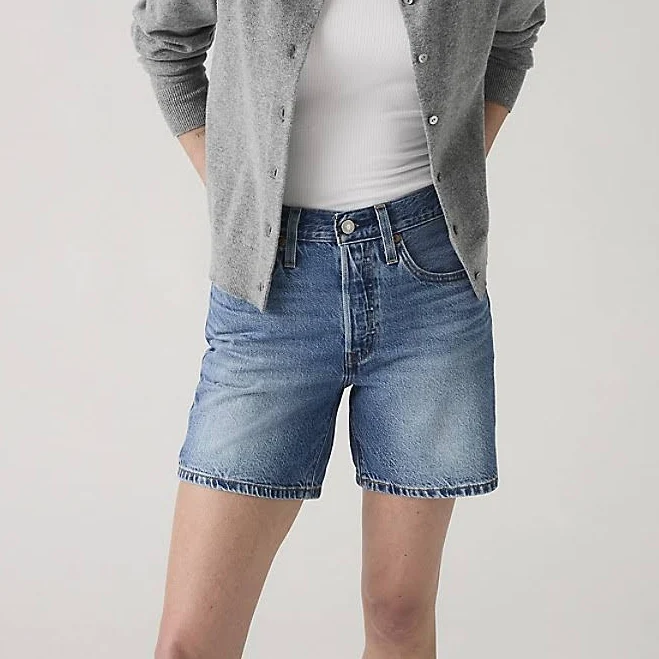 shorts Levi's Women's 501 Mid Thigh Shorts Levi's $69.5