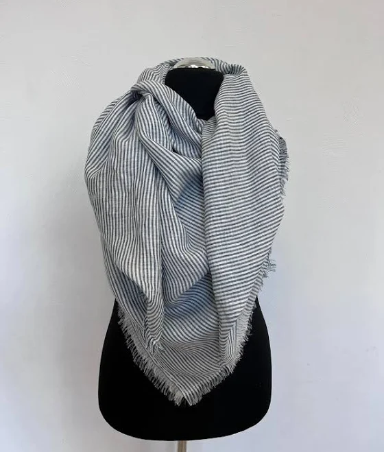 accessory Lightweight Prewashed Linen Scarf Etsy - MyLinenStyle $74.14