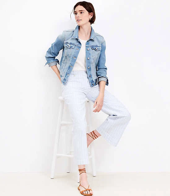 denim jacket Loft Women's Denim Trucker Jacket LOFT $41.65