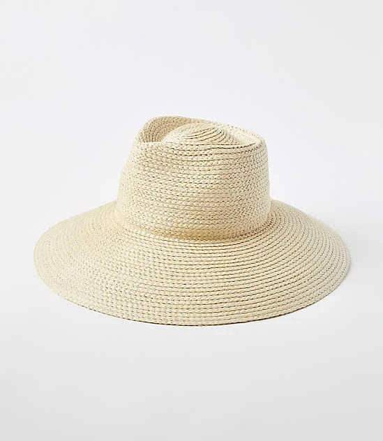 accessory Loft Women's Wide Brim Straw Hat LOFT $19.99