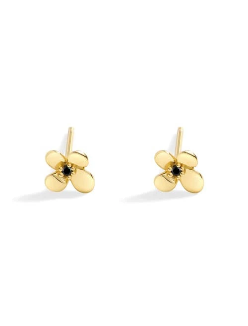 accessory Mint & Lily Dainty Floral Statement Stud Earrings in 18K Gold Over Sterling Silver Nordstrom $41