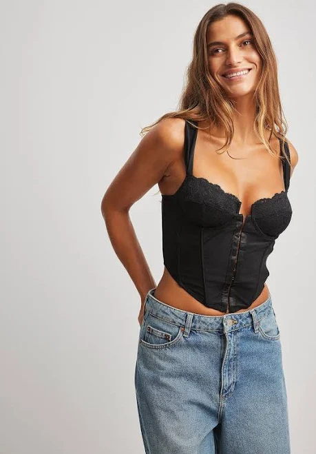 corset top NA-KD Underwired Lace Corset NA-KD $15.98