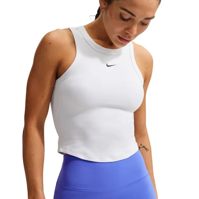 top Nike Women's One Fitted Dri-FIT Cropped Tank Top Al's Sporting Goods $15.99