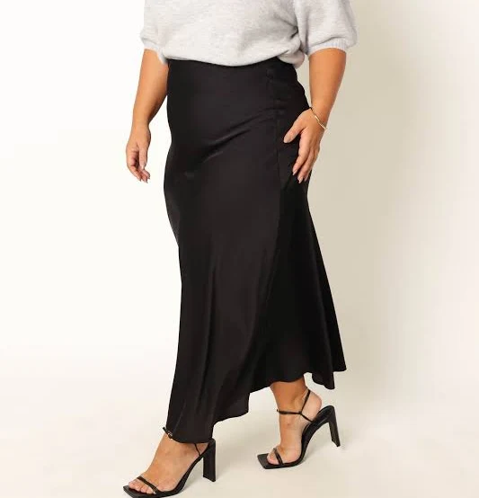 skirt Petal & Pup Women's Nellie Satin Midi Skirt Petal & Pup USA $69