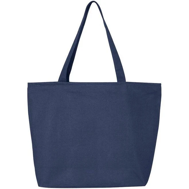 bag Q-Tees 25L Zippered Tote, Navy Kohl's $19.99