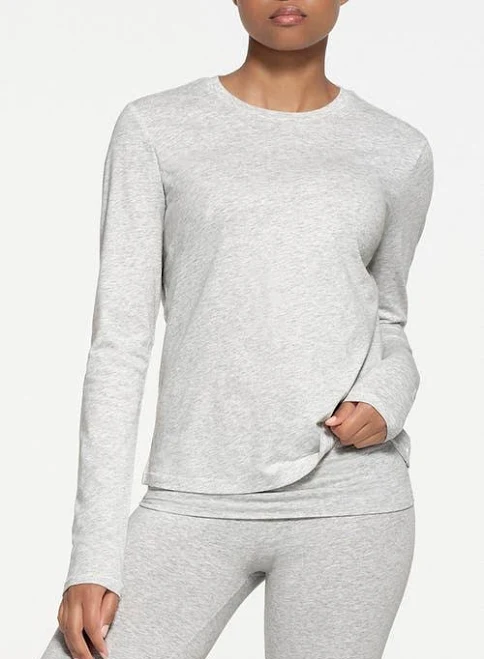 t-shirt Skims Women's Relaxed Long Sleeve T-Shirt Nordstrom $44