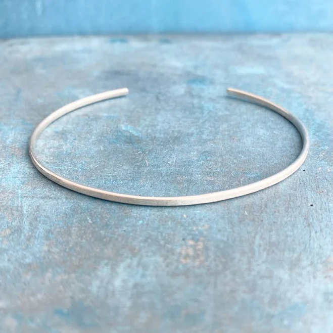 accessory Sterling Silver Adjustable Stacking Bangle Bracelet Etsy - Seller $30