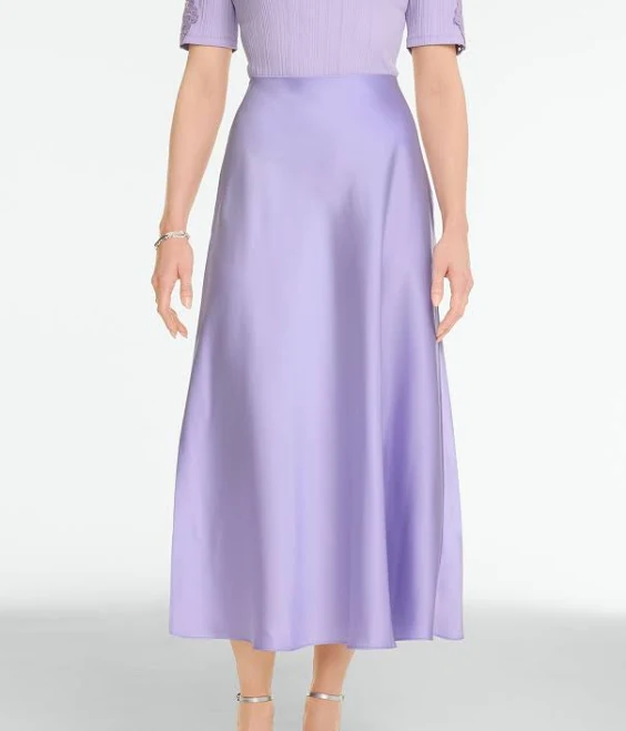 skirt Talbots Women's Satin Midi Skirt Talbots $83.4