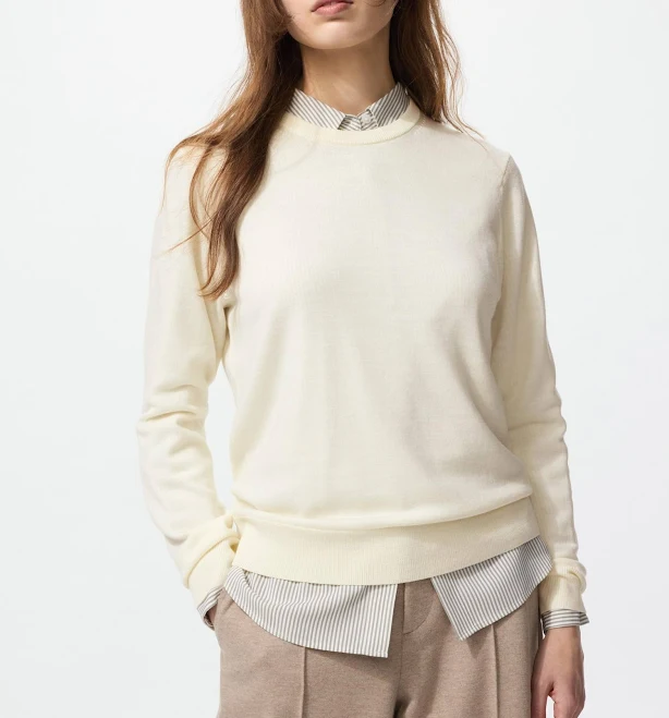 top UNIQLO Women's Merino Wool Sweater Uniqlo $49.9
