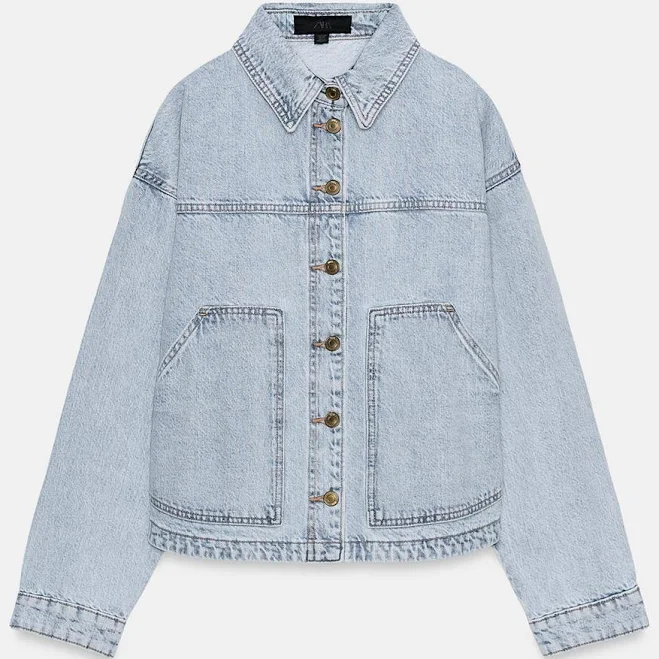 denim jacket Woman Zara Z1975 Denim Jacket Zara USA $49.9