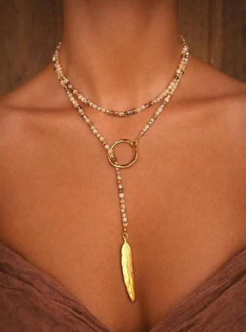 accessory Women's Boho Gemstone Necklace Etsy - Seller $98.1