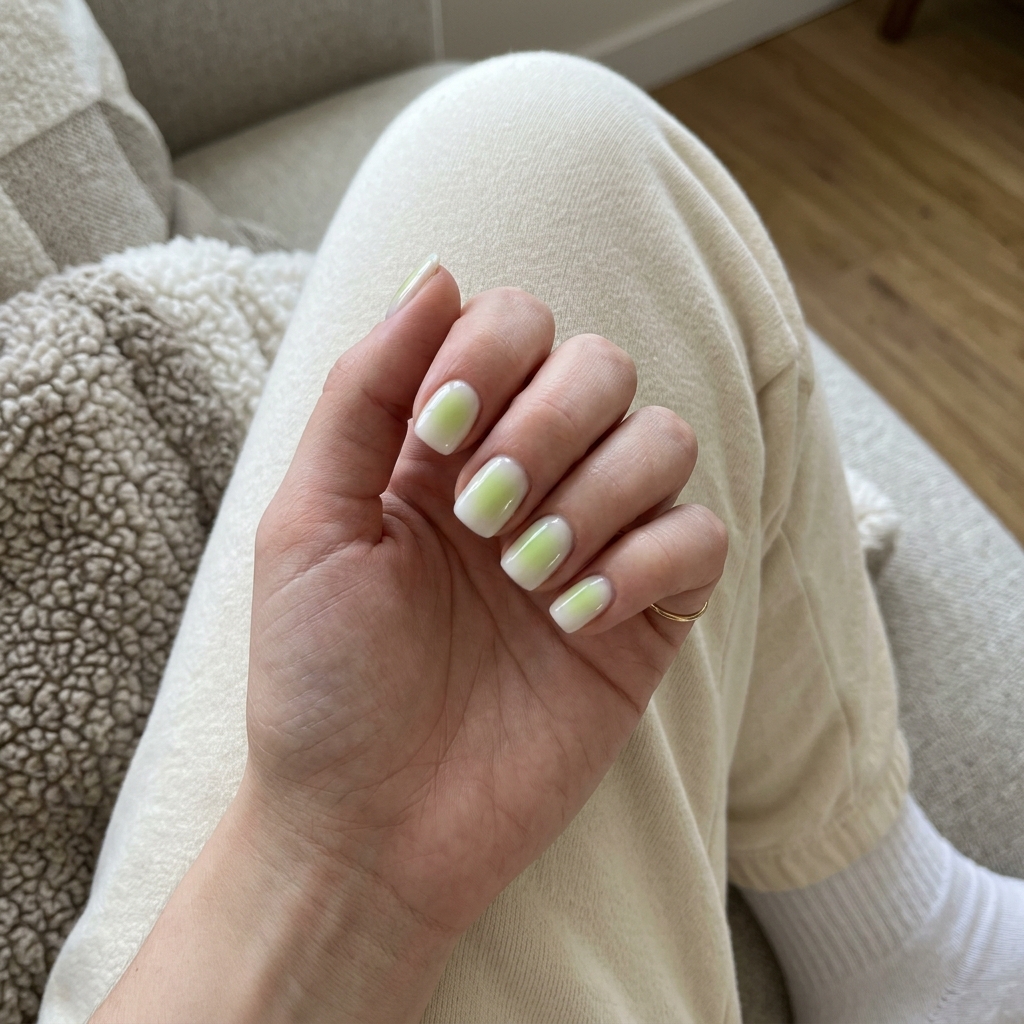 Lime Green Aura Nails 2026 | Fresh Summer Citrus Lime Green Aura Nails: Fresh and minimalist summer citrus nail art 2026, perfect for daily wear and work.