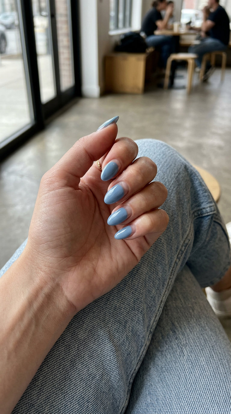 Summer Classy Nails 2026: Modern Negative Space French Modern Negative Space French: Summer classy nails 2026, minimalist and chic for daily wear or work.