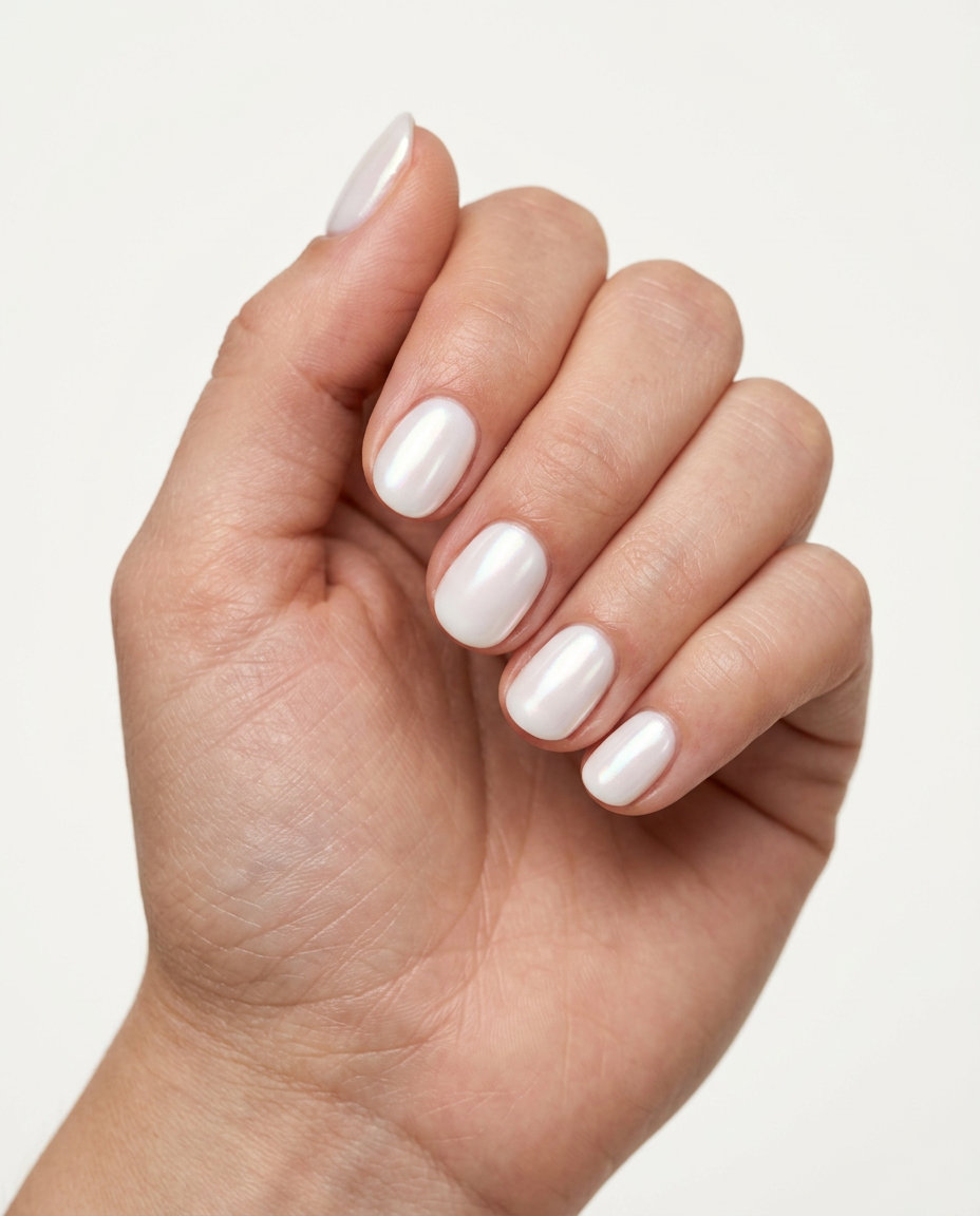 Ethereal Glazed Donut | Summer Nail Manicure Ideas 2026 Ethereal glazed donut nails: minimalist summer nail manicure ideas 2026 for everyday elegance.