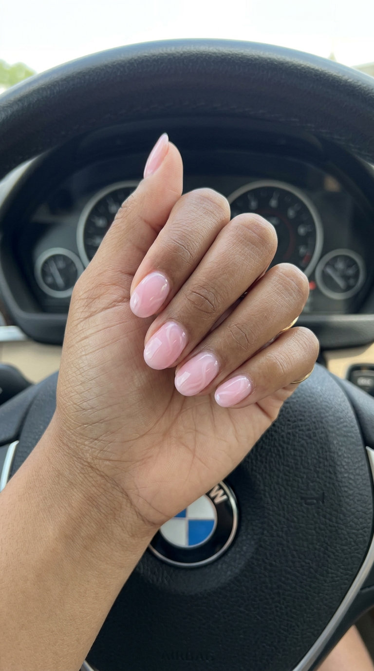Electric cobalt blue almond nails for summer nails for brown skin tone 2026. Bold, energetic, high-gloss.