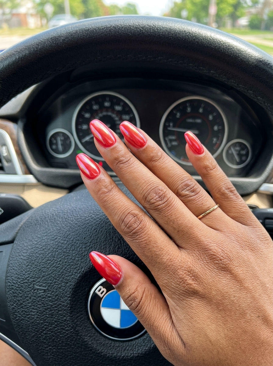 Velvet Deep Teal Nails 2026 for Sophistication Velvet deep teal nails for summer 2026, elegant for daily wear or sophisticated evenings.