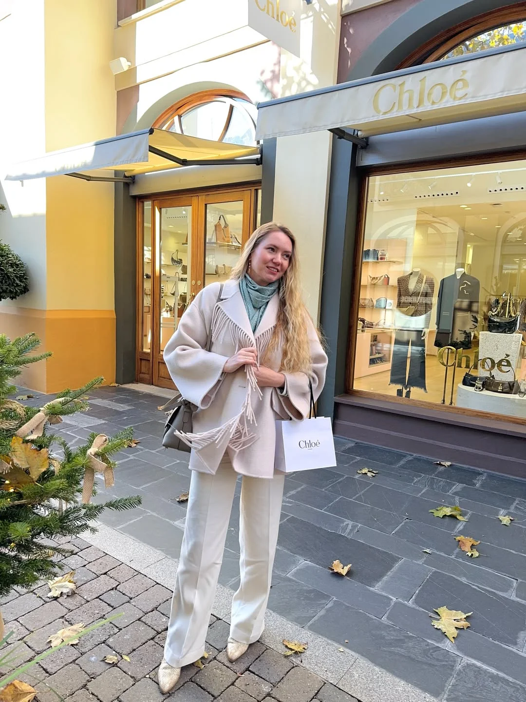 boho chic fall outfits 2026 Elegant Neutral Layers With Contemporary Boho Sophistication