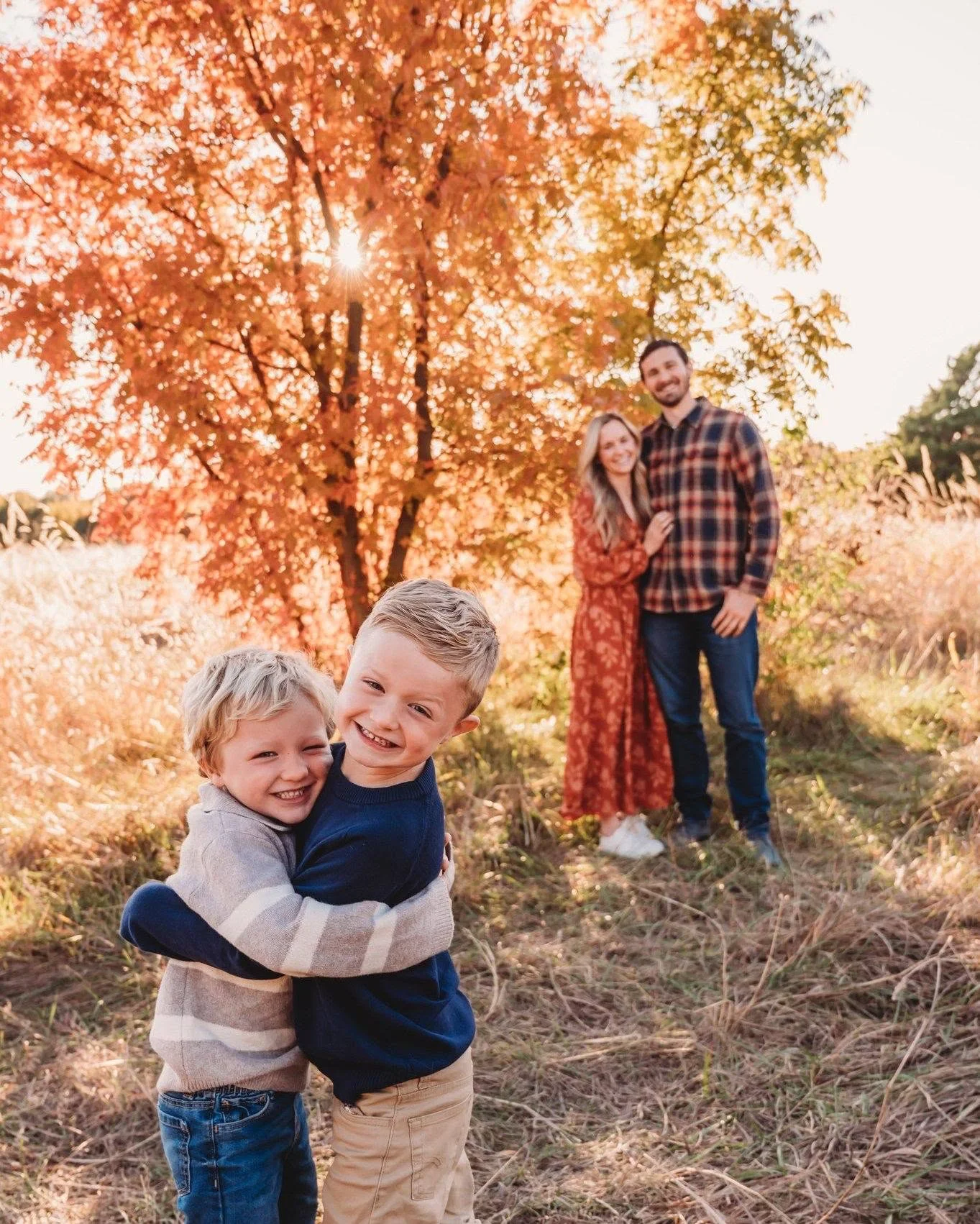 fall family picture outfits 2026 Maroon Florals And Autumn Plaid For A Warm Seasonal Palette