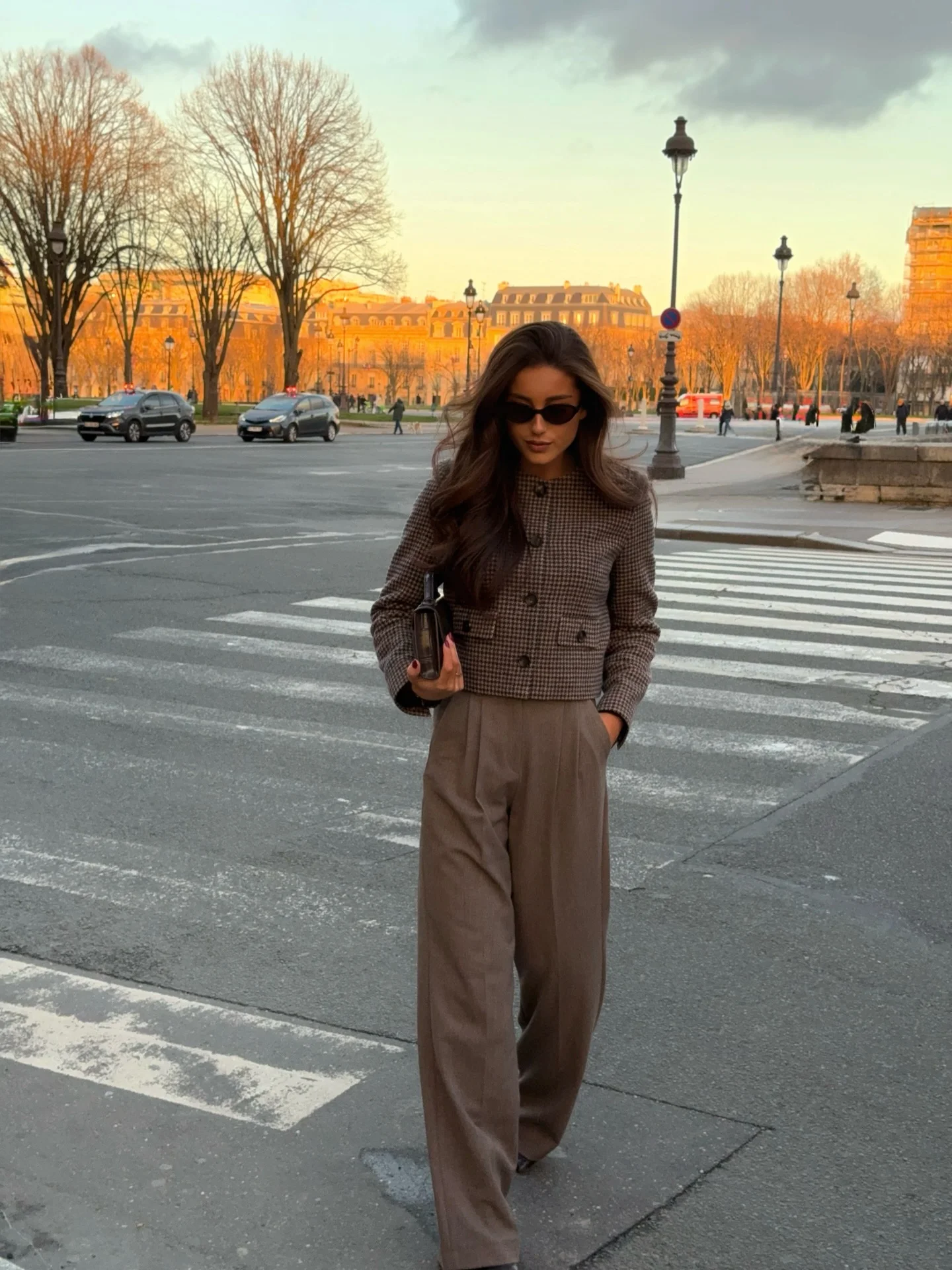 modest fall outfits 2026 Tailored Brown Trousers For Modern City Style
