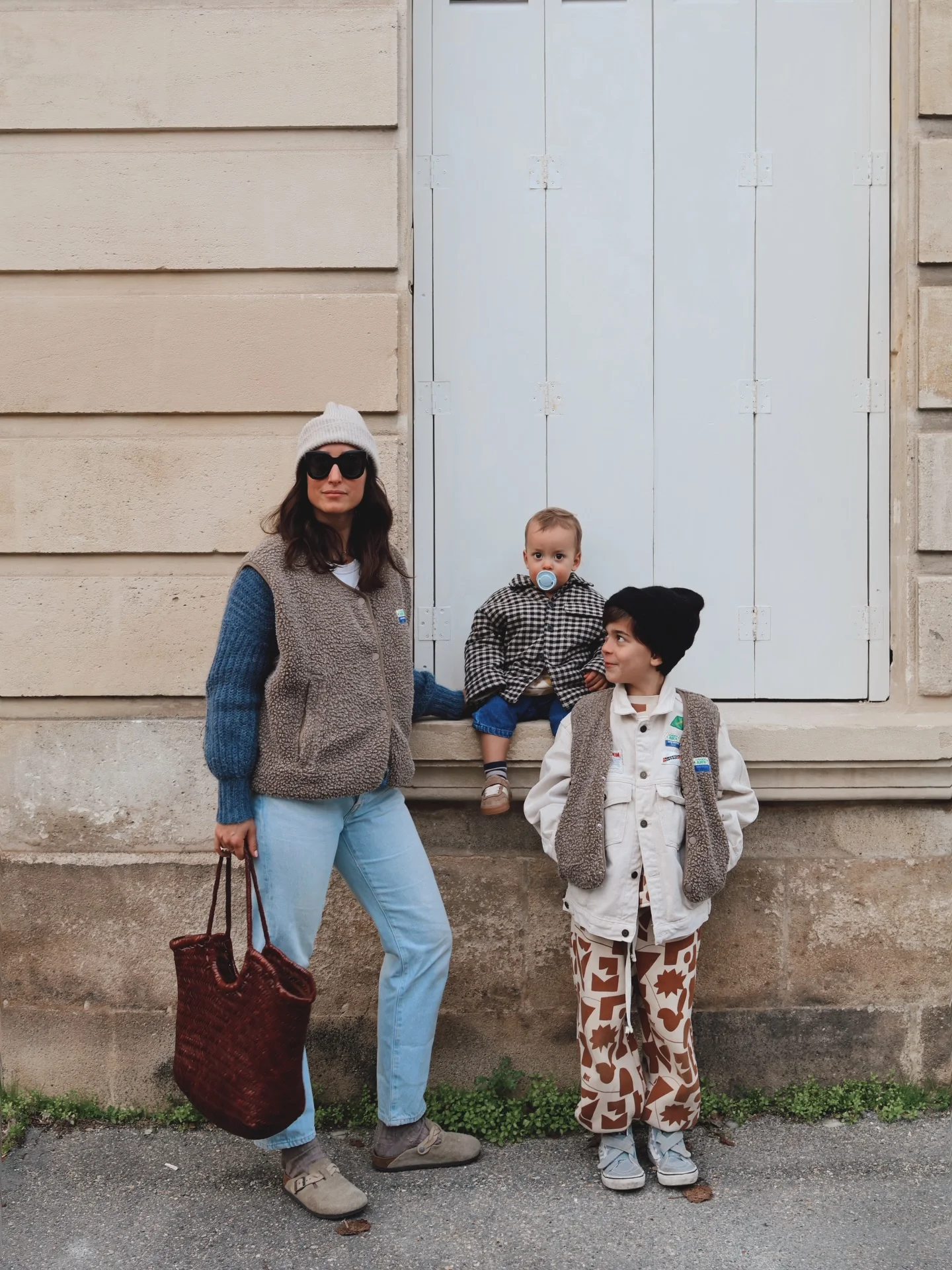 fall mom outfits 2026 Cozy Texture Mixing With Relaxed Family Style
