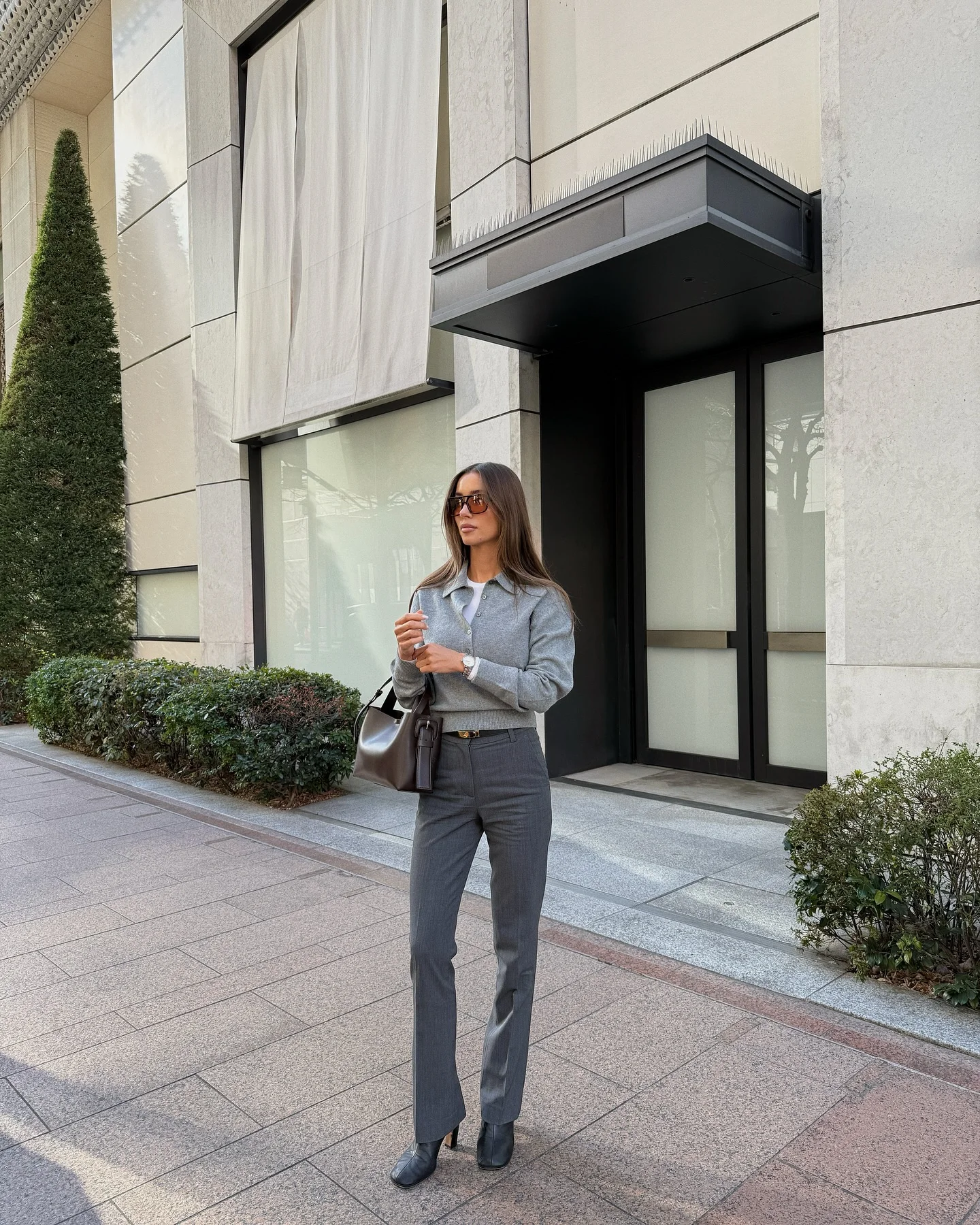 nice fall outfits 2026 Minimal Gray Tailoring For Modern Workwear