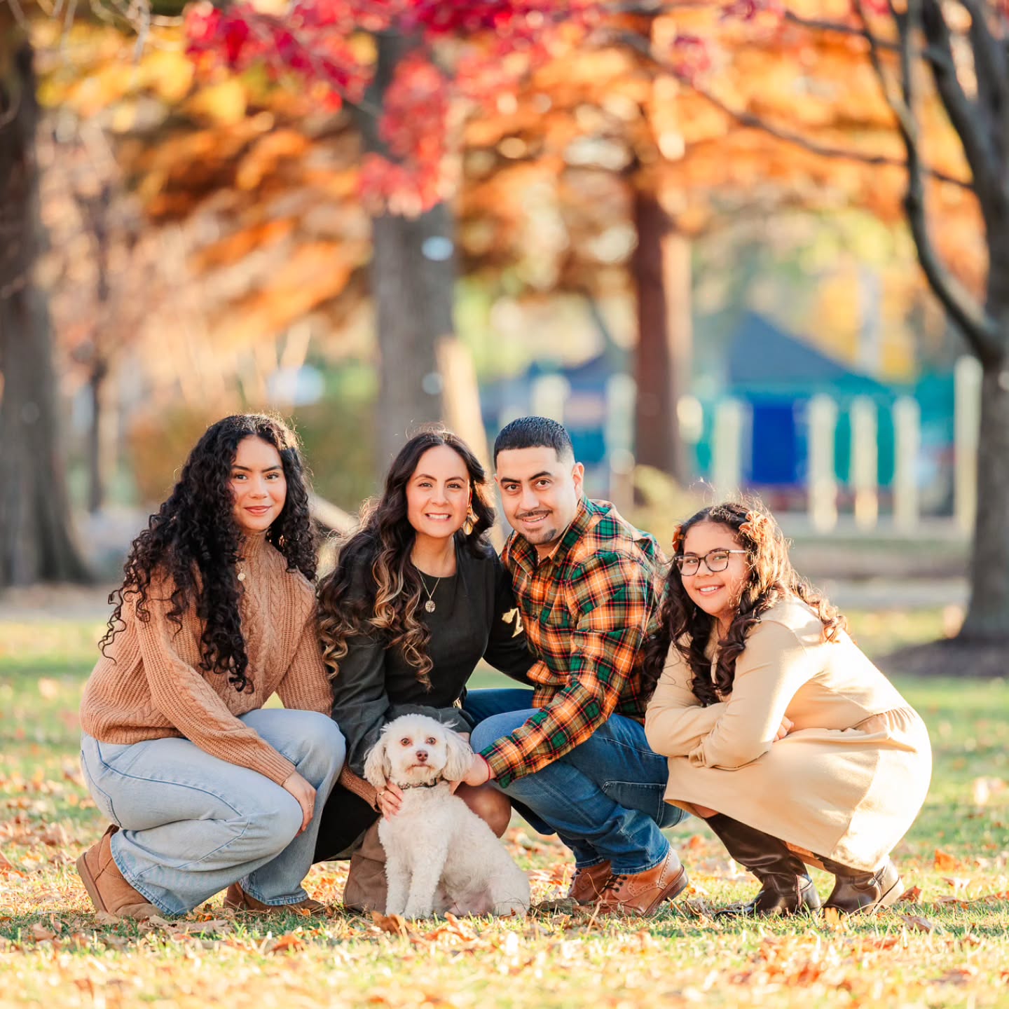 fall family picture outfits 2026 Earth-Toned Casual Looks With Modern Plaid Details