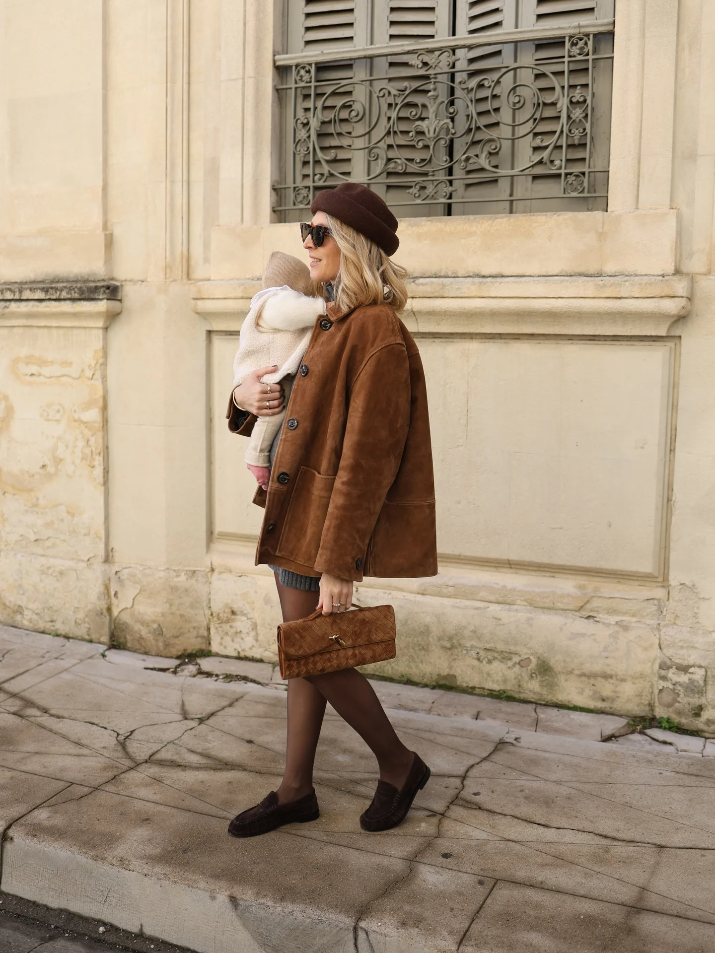 fall mom outfits 2026 Chocolate Brown Textures For A Sophisticated Weekend Look