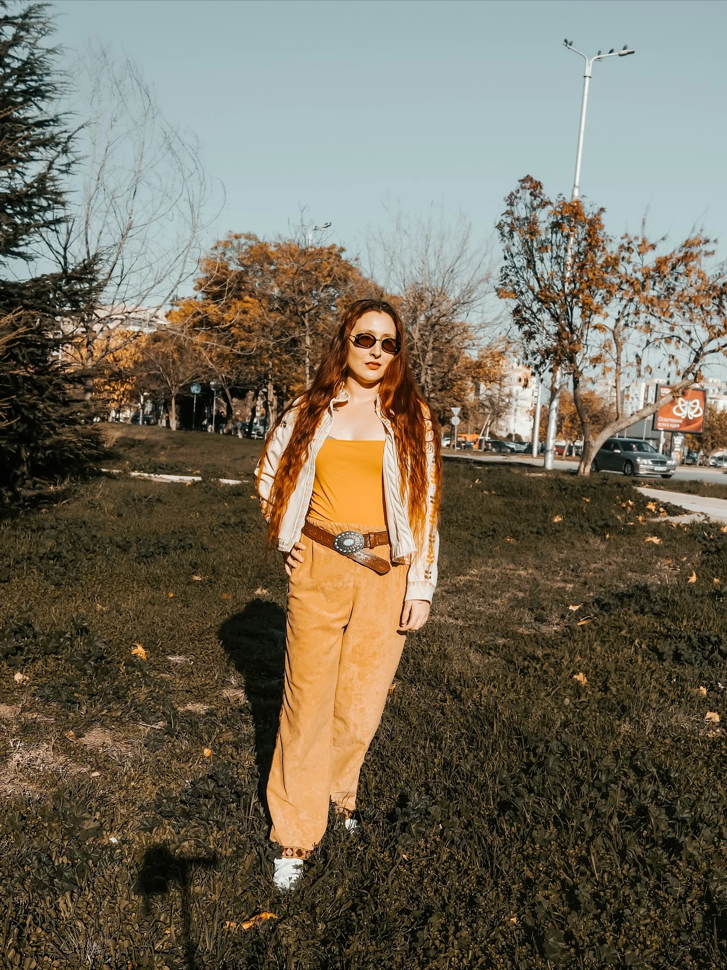 boho chic fall outfits 2026 Golden Earth Tones With A Modern Western Twist
