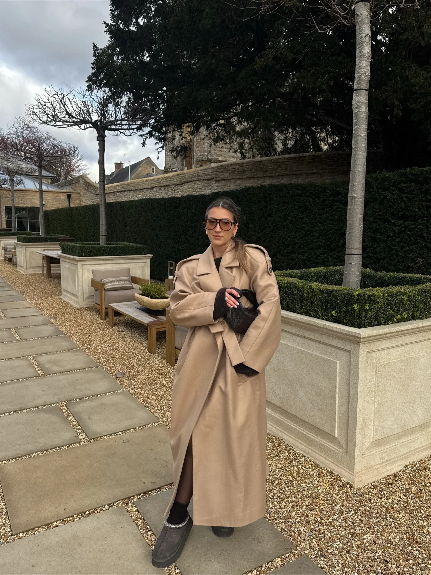 fall outfits with coat 2026 Elevated Minimalism With A Long Camel Statement Coat