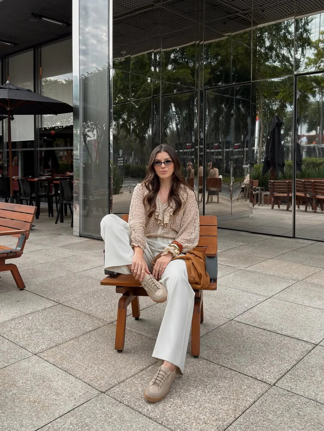 simple fall outfits 2026 Soft Neutrals And Wide-Leg Trousers For Modern Femininity
