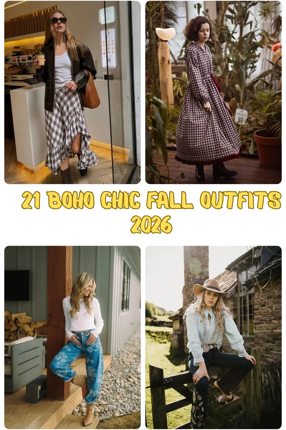 21 Boho Chic Fall Outfits 2026: Effortless Bohemian Looks You'll Want To Wear All Season