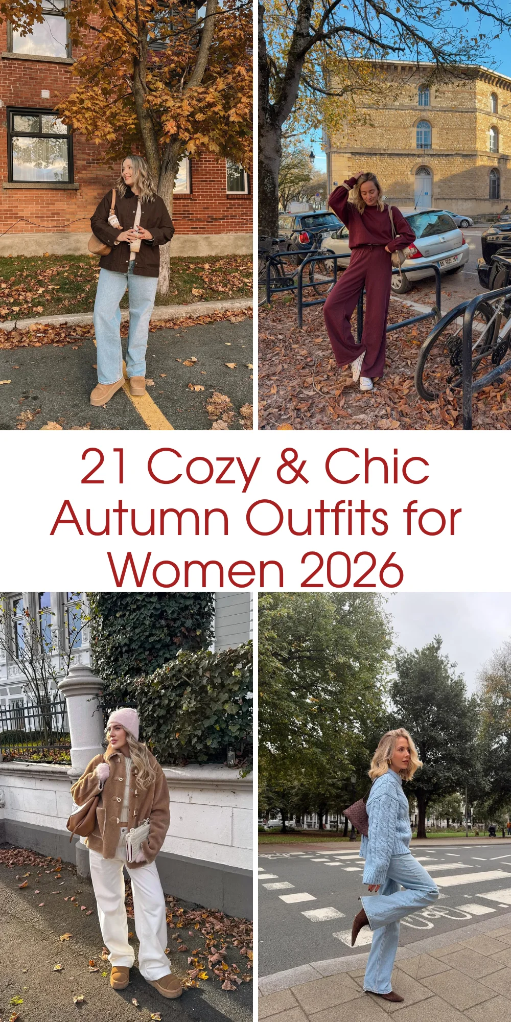 21 Cozy & Chic Autumn Outfits For Women 2026: Stylish Fall Looks You'll Want To Copy