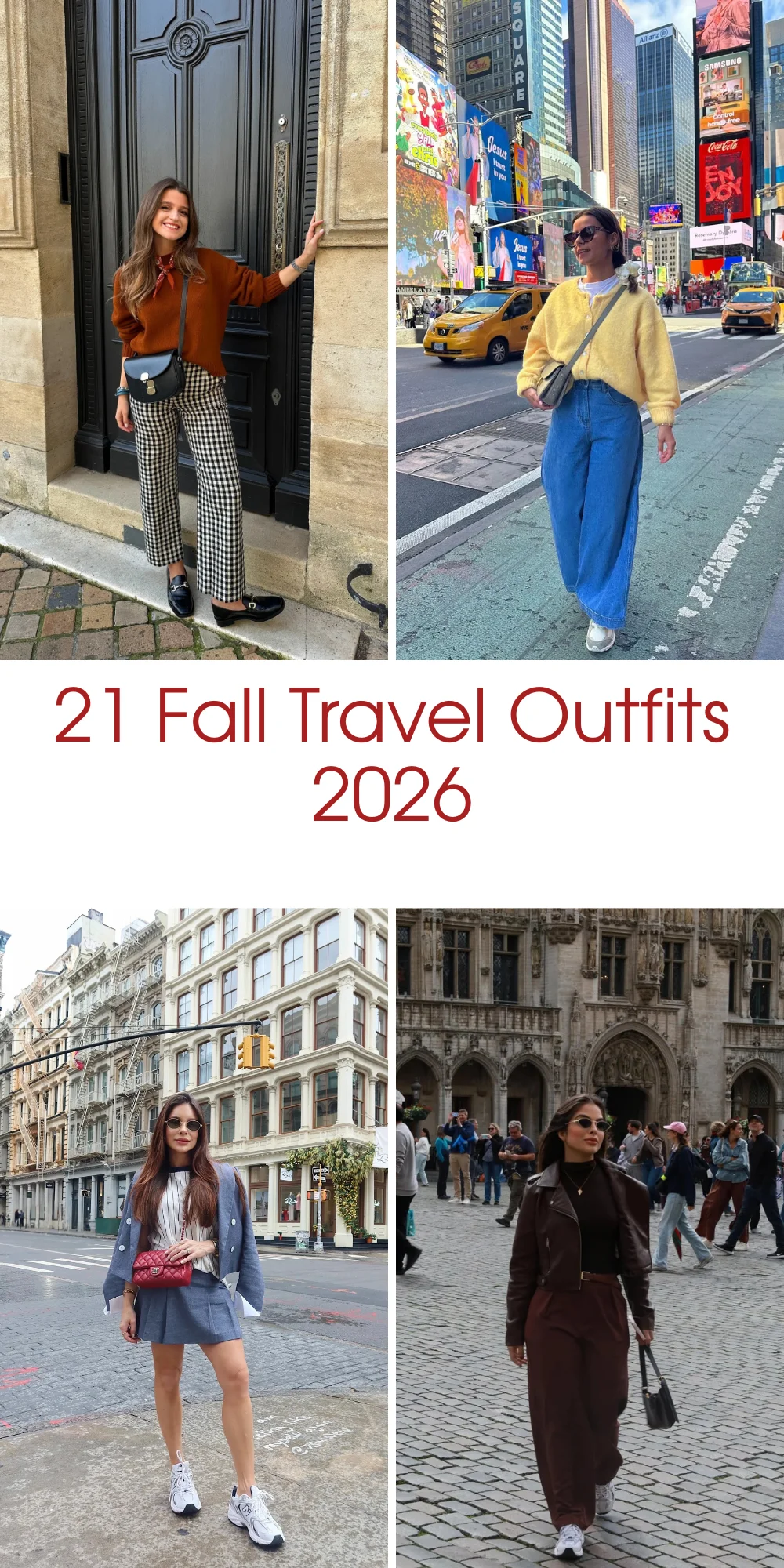 21 Fall Travel Outfits 2026: Chic, Comfortable & Effortless Outfit Ideas for Every Trip