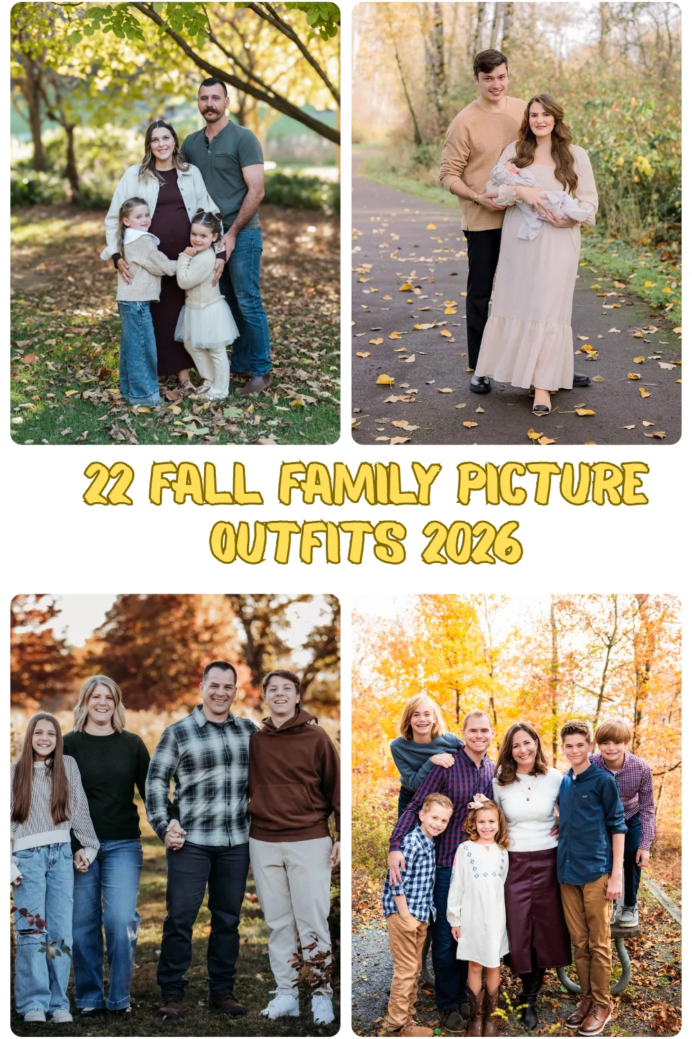22 Fall Family Picture Outfits 2026: Beautiful Outfit Ideas For Timeless Autumn Photos