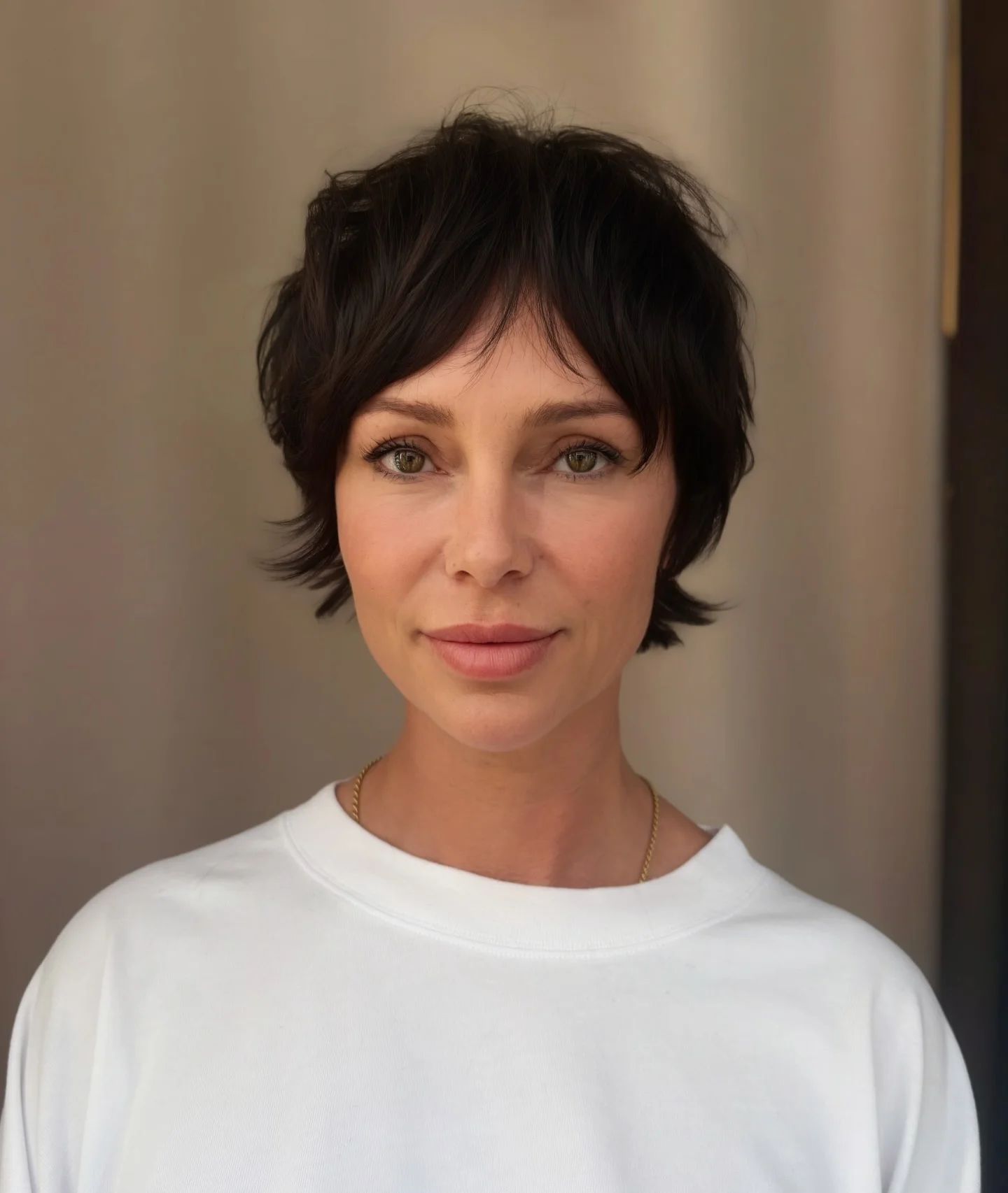 bixie haircut Soft French Bixie With Feathered Bangs