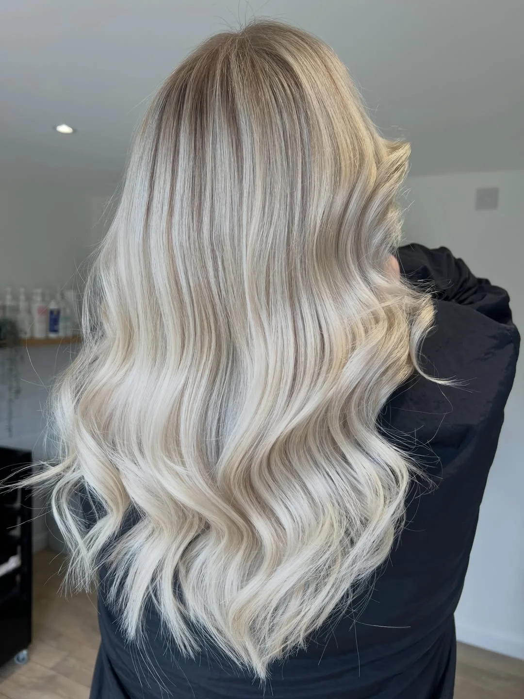 babylights hair ideas Icy Pearl Blonde Babylights With Silky Dimension