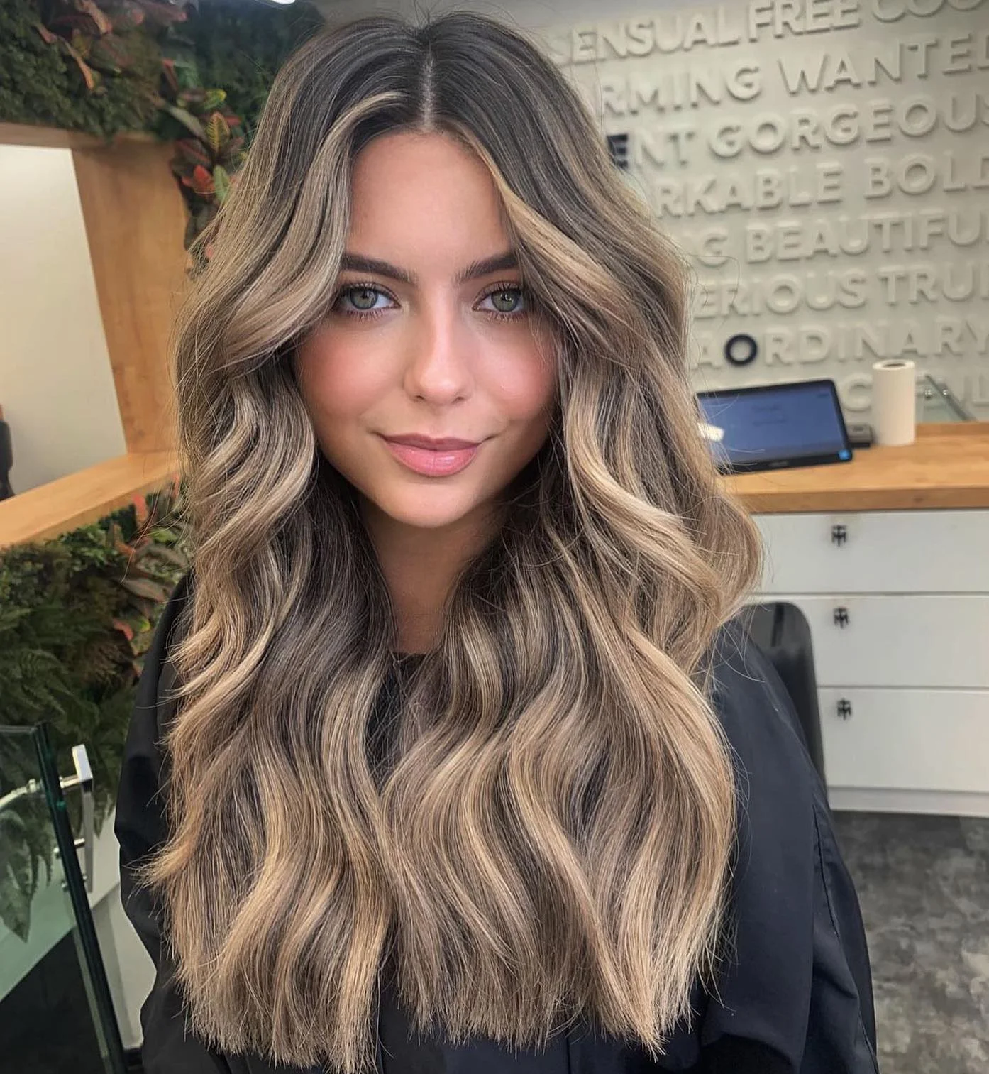 beige blond hair color Dimensional Beige Blonde With Soft Money Pieces
